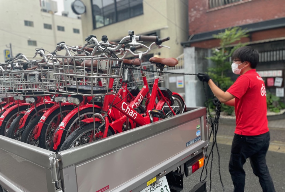 自転車の再配置の様子2